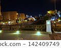一之坂川夜景(路燈照亮的河畔步道) 一之坂川夜景(路燈照亮的河畔步道) 142409749