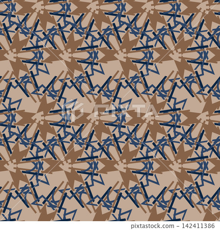 Textile motif seamless pattern. Lux fabric design textile swatch ladies dress, man shirt all over print block. Textile motif seamless pattern. Lux fabric design textile swatch ladies dress, man shirt all over print block. 142411386