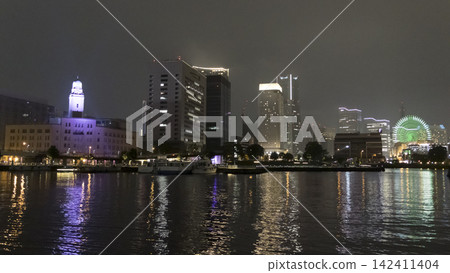 Night view of Yokohama Port Night view of Yokohama Port 142411404