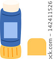 illustration of glue tube 142411526