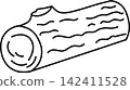 log tree outline, Wood Log Outline Icon 142411528