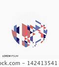 Vector Geometric Abstract Layout 142413541