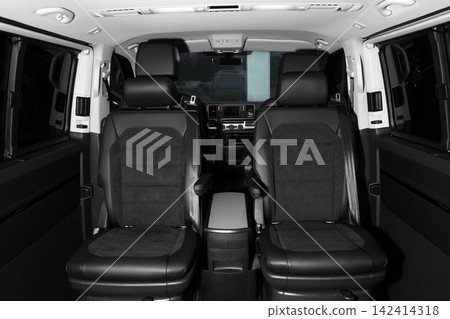 New modern car with comfortable seats inside New modern car with comfortable seats inside 142414318