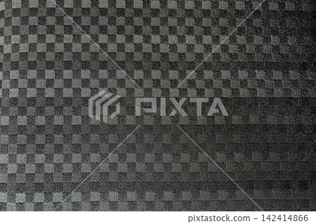 Textured grey fabric as background, closeup view Textured grey fabric as background, closeup view 142414866