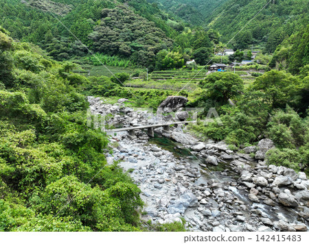 高知縣仁澱川町長谷潛水橋 高知縣仁澱川町長谷潛水橋 142415483