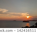 Sunset in the sea 142416511