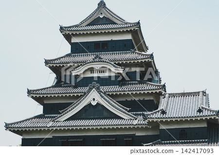National treasure looked up from the bottom Matsumoto Castle National treasure looked up from the bottom Matsumoto Castle 142417093