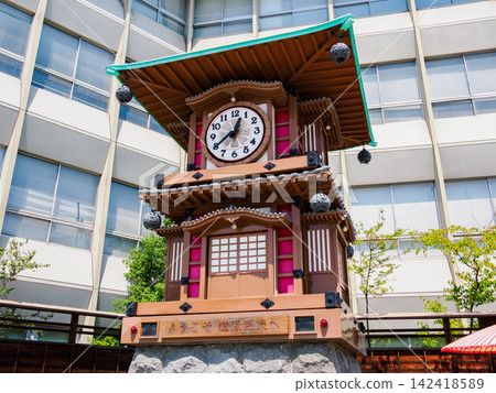 Botchan Karakuri Clock, Dogo Onsen, Ehime Prefecture Botchan Karakuri Clock, Dogo Onsen, Ehime Prefecture 142418589