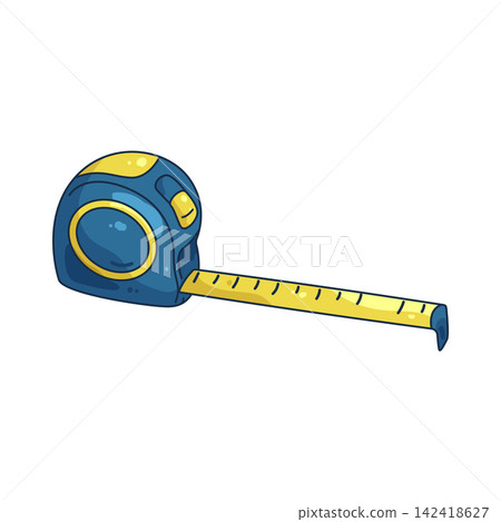 Illustration of tape measure Illustration of tape measure 142418627