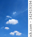 Summer blue sky and white clouds 142419194