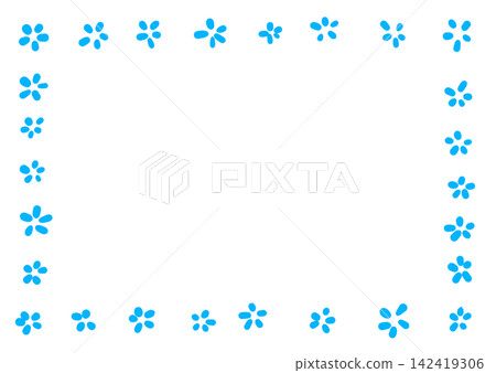 It is a flower frame illustration It is a flower frame illustration 142419306