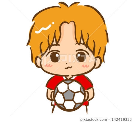 Illustration of a soccer player with a transparent background / jersey number 10 Illustration of a soccer player with a transparent background / jersey number 10 142419333