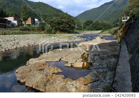 瀨見溫泉和小國川的藥賢湯溫泉(山形縣最上町) 瀨見溫泉和小國川的藥賢湯溫泉(山形縣最上町) 142420093