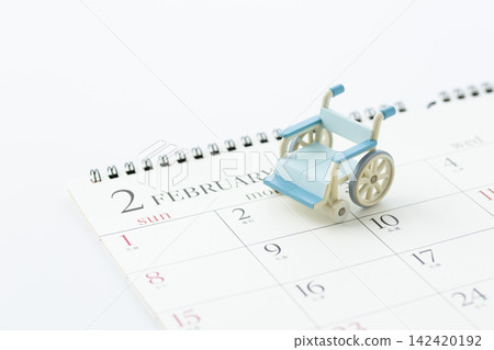 February calendar and wheelchair February calendar and wheelchair 142420192