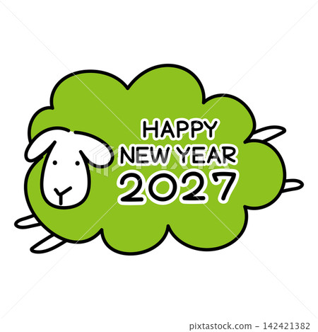 彩色綿羊 綠色綿羊 2027 彩色綿羊 綠色綿羊 2027 142421382