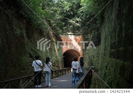 Sarushima, an uninhabited island that was formerly a military fortress. Sarushima, an uninhabited island that was formerly a military fortress. 142421544