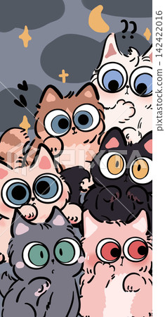 Cute cartoon pet animals collection of playful character phone wallpaper designs Cute cartoon pet animals collection of playful character phone wallpaper designs 142422016