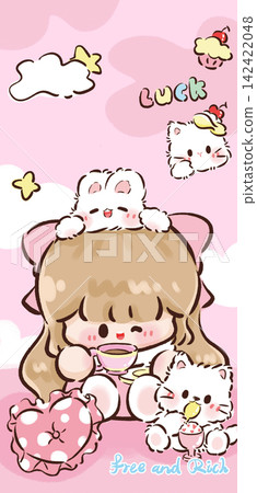 Cute cartoon pet animals collection of playful character phone wallpaper designs Cute cartoon pet animals collection of playful character phone wallpaper designs 142422048