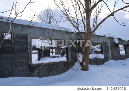 北海道幌延町的廢棄牧場 北海道幌延町的廢棄牧場 142423028