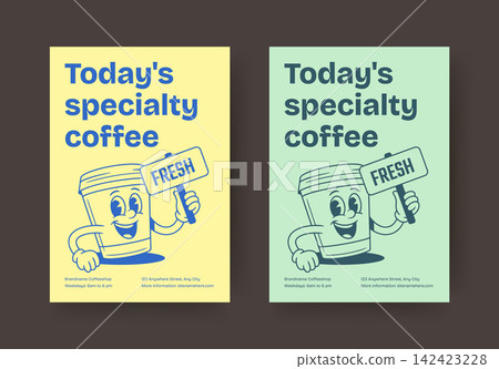 Todays Specialty Coffee Flyer Vector Template For Fresh Daily Menu Announcement Todays Specialty Coffee Flyer Vector Template For Fresh Daily Menu Announcement 142423228