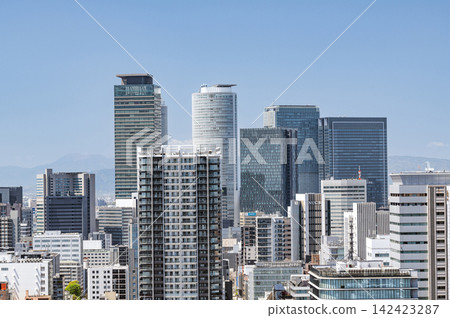 愛知縣名古屋市:摩天大樓林立的名古屋街道 愛知縣名古屋市:摩天大樓林立的名古屋街道 142423287