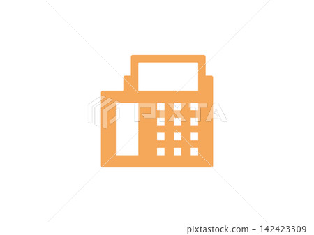 A simple and minimalist rounded-corner fax icon (orange) that can be used on business cards, websites, etc. A simple and minimalist rounded-corner fax icon (orange) that can be used on business cards, websites, etc. 142423309