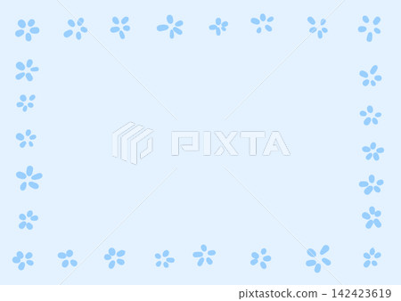 Illustration of a pink flower on a blue background. Illustration of a pink flower on a blue background. 142423619