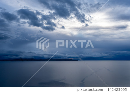 Panoramic view of Lake Titicaca from Taquile Island, Peru Panoramic view of Lake Titicaca from Taquile Island, Peru 142423995