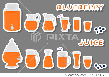 Illustration on theme big kit different types glassware Illustration on theme big kit different types glassware 142424173