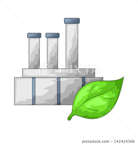 Illustration of Power Plant Illustration of Power Plant 142424366