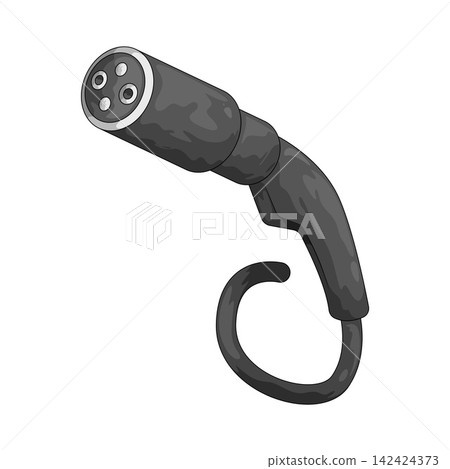 Illustration of EV Plug Illustration of EV Plug 142424373