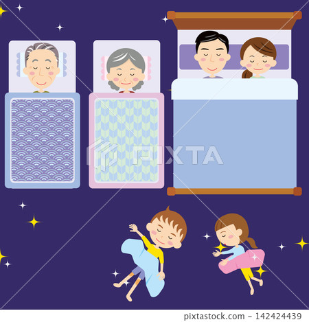 Sleeping family (sleep) Sleeping family (sleep) 142424439