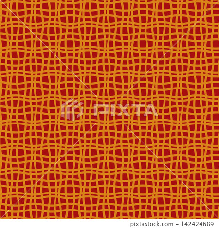 Orange Warped Grid Abstract Graphic Orange Warped Grid Abstract Graphic 142424689