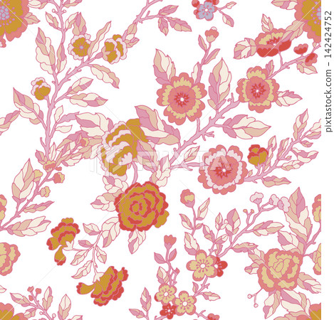 Elegant Spring Blossom Branch Pattern Elegant Spring Blossom Branch Pattern 142424752