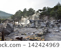 Unzen Jigoku (Unzen Hell) in Unzen Onsen, Nagasaki 142424969