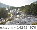 Unzen Jigoku (Unzen Hell) in Unzen Onsen, Nagasaki 142424970