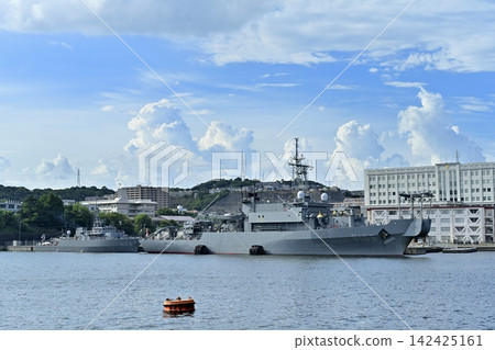 Scenery from a sightseeing boat on a tour of Yokosuka naval port. 142425161