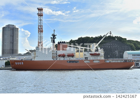 從觀光船上看到的橫須賀海軍港景色。 從觀光船上看到的橫須賀海軍港景色。 142425167