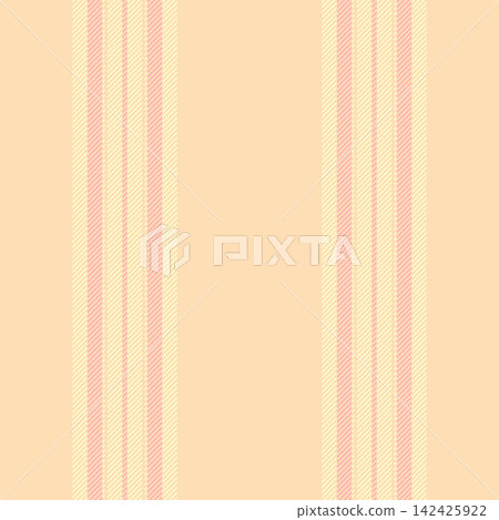 A decorative vertical stripe design pairs a balanced band rhythm with a designer textile mood. Peach and lemon shades create crisp visual structure across the seamless fabric pattern. A decorative vertical stripe design pairs a balanced band rhythm with a designer textile mood. Peach and lemon shades create crisp visual structure across the seamless fabric pattern. 142425922