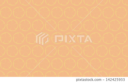 Subtle peachyorange seamless pattern featuring a repeating geometric design.  Ideal for backgrounds, textiles, and branding projects. 142425933