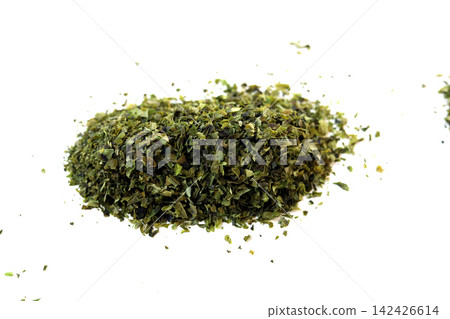 Japanese dried Aonori green seaweed flakes Japanese dried Aonori green seaweed flakes 142426614