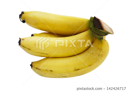 Banana on a white background. Banana on a white background. 142426717