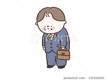 A man suddenly bursts into tears and freezes in place while commuting to work (depression/adjustment disorder) 142426805