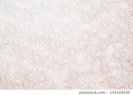 A pattern made from prints of dried flowers on a watercolor background. A pattern made from prints of dried flowers on a watercolor background. 142426930