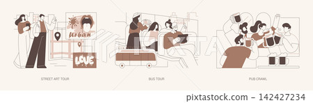 City tourism isolated cartoon vector illustrations se City tourism isolated cartoon vector illustrations se 142427234