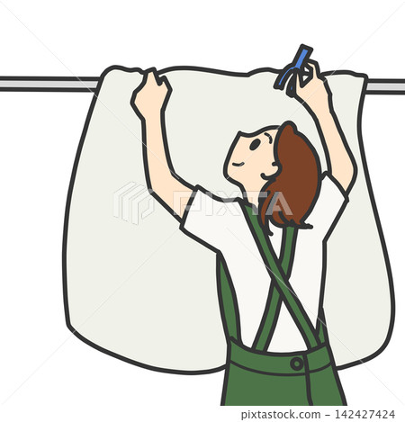 晾衣服的人 晾衣服的人 142427424