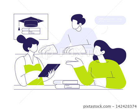 Having a break isolated cartoon vector illustrations. Having a break isolated cartoon vector illustrations. 142428374
