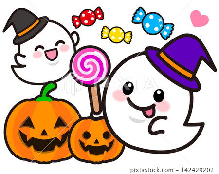 Halloween and ghost illustrations Halloween and ghost illustrations 142429202