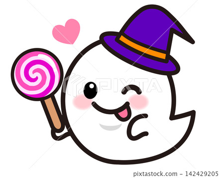 Cute ghost illustration Cute ghost illustration 142429205