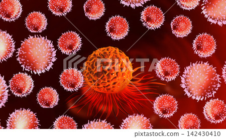 Cancer cells background Cancer cells background 142430410